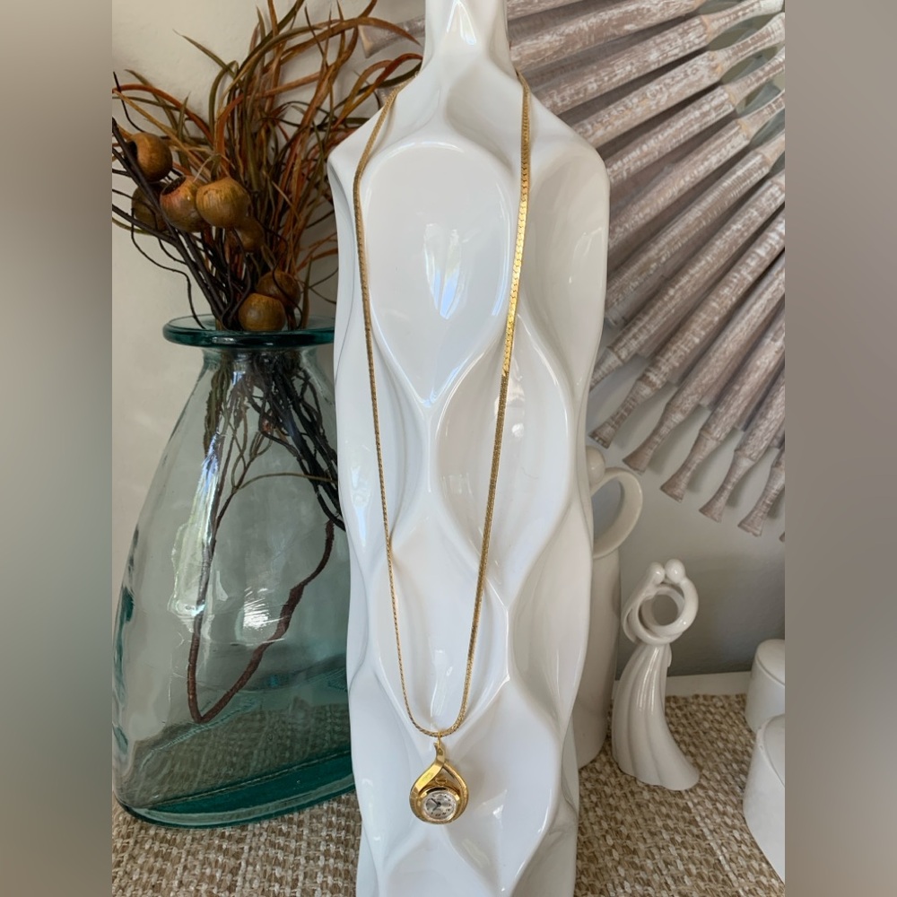 Etienne Gold Watch Necklace